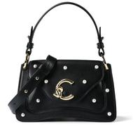 Coccinelle C-Me Handbag Genuine Leather 21 cm black