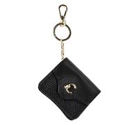 Coccinelle C-Me Keychain Genuine Leather 8.5 cm black