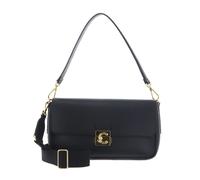 Coccinelle C-Me Lock Shoulder Bag Leather 29 cm black