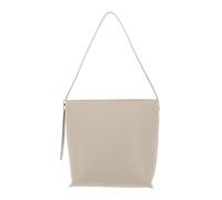Coccinelle C-Me Lock Shoulder Bag Leather 29 cm white