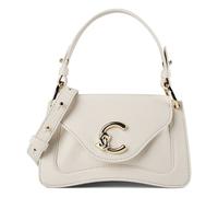 Coccinelle C-Me Shoulder Bag Genuine Leather 21 cm white