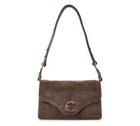 Coccinelle C-Me Shoulder Bag Genuine Leather 26 cm brown