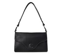 Coccinelle C-Me Shoulder Bag Genuine Leather 32 cm black