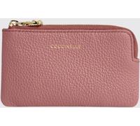 COCCINELLE C-Me Small Grained Leather Zipped Purse with Metal Ring - Size: OS - female