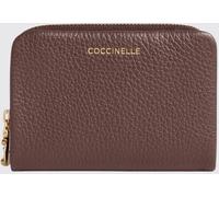 COCCINELLE C-Me Softy Grained Leather Bifold Wallet with Zip - Size: OS - female