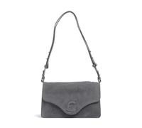 Coccinelle C-Me Softy Suede | leather Shoulder bag | blue