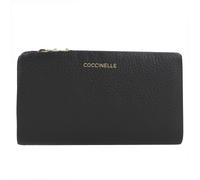 Coccinelle C-Me Softy Wallet Genuine Leather 16 cm black