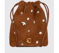COCCINELLE C-Me Suede Keychain with Floral Embroidery - Size: OS - female
