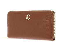 Coccinelle C-Me Wallet Grained Leather Cognac Brown