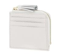 COCCINELLE card case Tassel Credit Card Holder Blanco