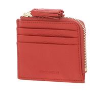 COCCINELLE card case Tassel Credit Card Holder Grenadine Red