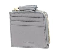 COCCINELLE card case Tassel Credit Card Holder Light Grey