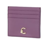 Coccinelle Card Holder C-Me Document Holder Grained Leather Jellyfish Purple
