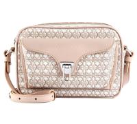 COCCINELLE Coat. Monogram Crossbody Bag Multi Blanc / Rosette