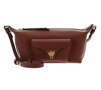 Coccinelle cross body bag Beat Generatio Mini Bag Grained Leather Cognac brown