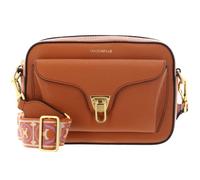 Coccinelle cross body bag Beat Soft Ribb Crossbody Bag Grained Leather Crab light brown