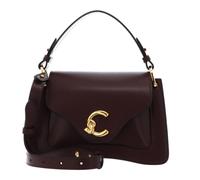 Coccinelle C-Me Shoulder Bag Genuine Leather 23.5 cm red