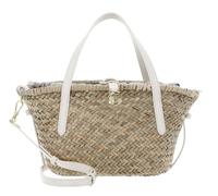 Coccinelle cross body bag C-Me Summer Straw Handbag Natural/Pearl beige