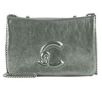 Coccinelle Dulse Shoulder Bag Leather 19 cm silver colored