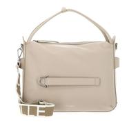 Coccinelle cross body bag Gretel Ribbon Handbag Grained Leather Sandshell beige