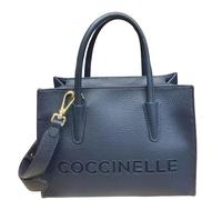 Coccinelle cross body bag Myrtha26 Handbag Grained Leather Midnight Blue dark blue