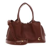 Coccinelle cross body bag Nell Handbag Grained Leather Cognac brown