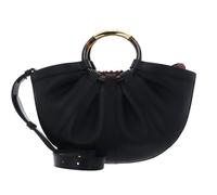 Coccinelle cross body bag Shell Handbag Smooth Leather Noir black