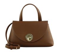 Coccinelle cross body bag shoulder bag Nikla Handbag Double Grainy Leather Cognac/Noir brown
