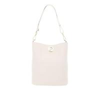 Coccinelle cross body bag shoulder bag Nikla Handbag Double Grainy Leather Pearl/Cognac creme-white