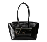 Coccinelle Double Beat Shopper Bag Leather 33 cm black