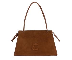 COCCINELLE Dulse Suede Shoulderbag Cognac / Cognac
