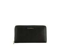 Fashion Coccinelle Metallic Soft Wallet For Women Black Leather - E2MW5113201001