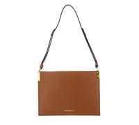 COCCINELLE Flat Shoulder Bag Noir / Caramel