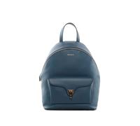 Coccinelle front-pocket leather backpack - Blue One Size