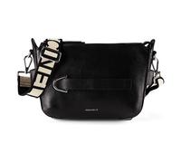 Coccinelle cross body bag Gretel Ribbon Crossbody Bag Grained Leather Noir black