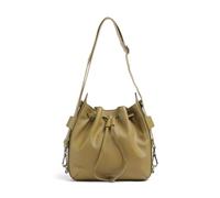 Coccinelle Gretel Ribbon | leather Bucket bag | olive