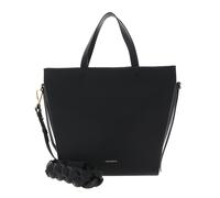 COCCINELLE Handbag Double Grainy Leather Noir / Brule