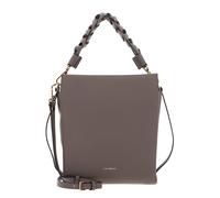 COCCINELLE Handbag Double Grainy Leather Warm Taupe / Rosette