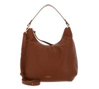 COCCINELLE Handbag Grained Leather Cognac