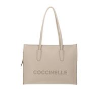 Coccinelle Myrtha Shopper Bag Leather 36 cm beige