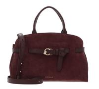 Coccinelle Sabine Shoulder Bag Genuine Leather 34 cm red