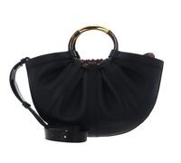 COCCINELLE handbag Shell Handbag Smooth Leather Noir