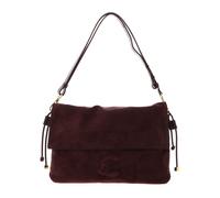 COCCINELLE Handbag Suede Leather / Smooth Leather Berry / Berry
