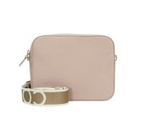 Coccinelle Leather Adjustable Cross-Body Bag with Zip and Visible Logo - One Size - Pink