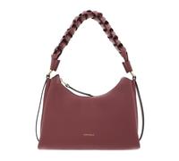 Coccinelle Leather Boheme Grana Double Shoulder Bag Wint. Rose/Berry