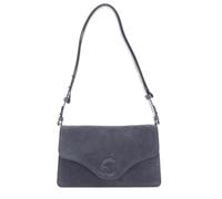 Coccinelle Leather C-Me Softy Shoulder Bag Suede Le. / Grained Le. Stove/Stove blue-grey