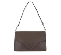 Coccinelle Leather C-Me Softy Smooth Shoulder Bag Fango dark green