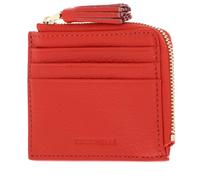 Coccinelle Leather Card case Tassel Credit Card Holder Gazpacho Orange