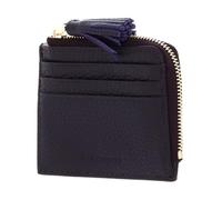 Coccinelle Leather Card case Tassel Credit Card Holder Prune Dark Purple