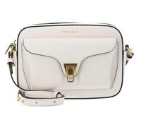 Coccinelle Leather cross body bag Beat Soft Camera Bag Pearl creme-white